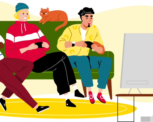 Regarder TV salon