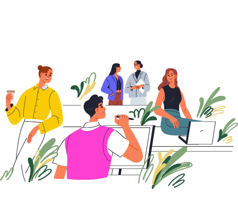 Discussion au bureau 3